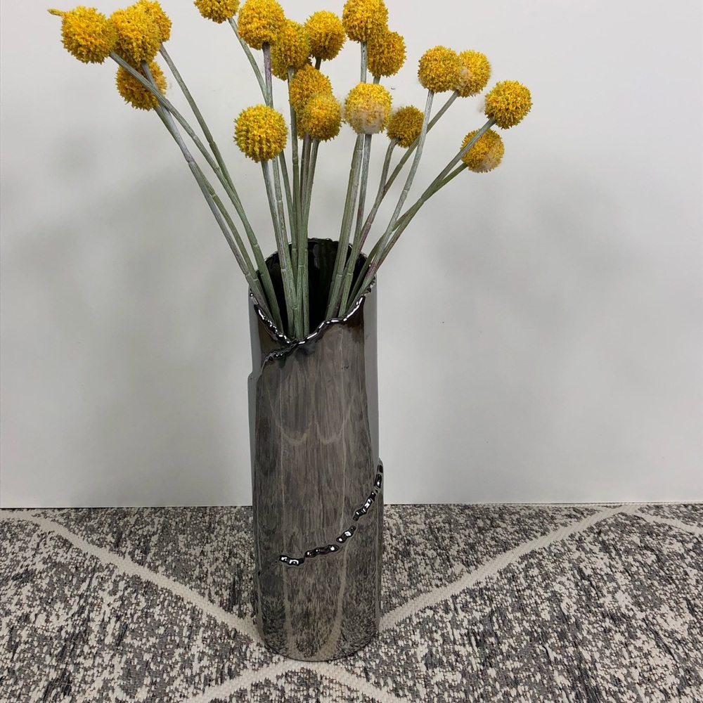 Silver Vase Table Top, Shelf Home Depot Décor